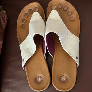 Juil Copper Grounding Earthing Sandals White size 10